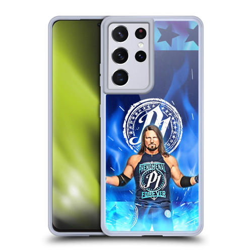WWE Aj Styles Portrait Soft Gel Case for Samsung Galaxy S21 Ultra 5G & MagSafe
