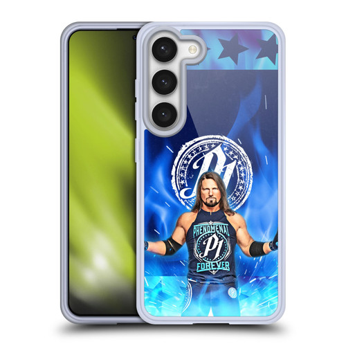 WWE Aj Styles Portrait Soft Gel Case for Samsung Galaxy S23 5G & MagSafe