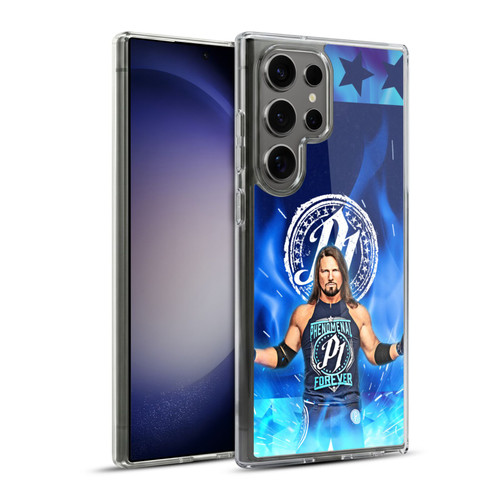 WWE Aj Styles Portrait Soft Gel Case for Samsung Galaxy S23 Ultra 5G & MagSafe
