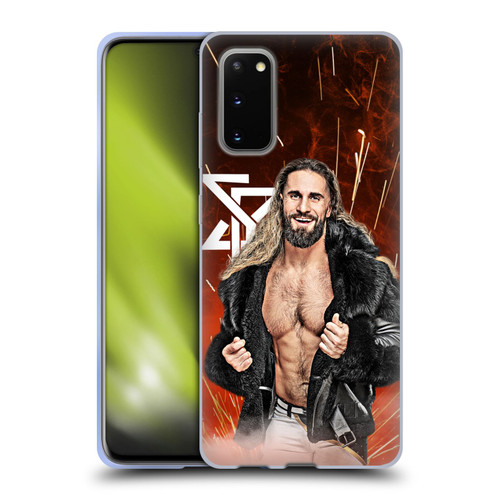 WWE Seth Rollins Graphic Portrait Soft Gel Case for Samsung Galaxy S20 / S20 5G