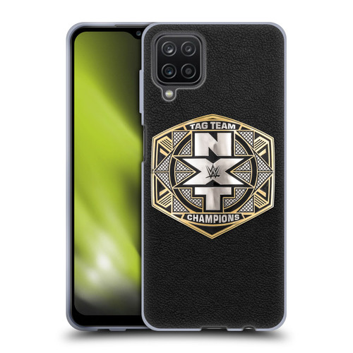 WWE Title Belts NXT Tag Team Championship Soft Gel Case for Samsung Galaxy A12 (2020)