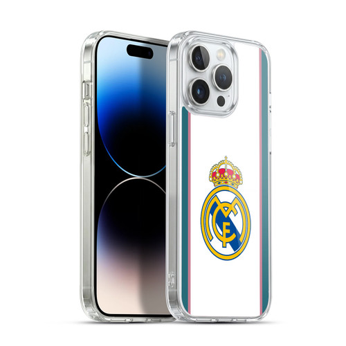 Real Madrid CF 2026/27 Badge White Soft Gel Case for Apple iPhone 14 Pro Max & MagSafe