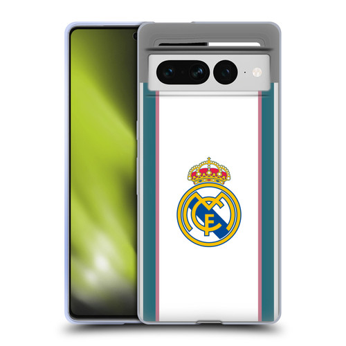 Real Madrid CF 2026/27 Badge White Soft Gel Case for Google Pixel 7 Pro