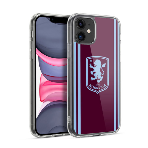 Aston Villa Football Club 2026/27 Crest Kit Home Soft Gel Case for Apple iPhone 11