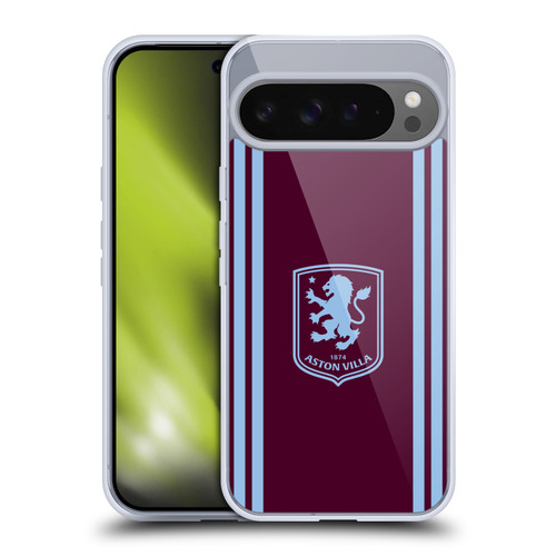 Aston Villa Football Club 2026/27 Crest Kit Home Soft Gel Case for Google Pixel 9 Pro XL
