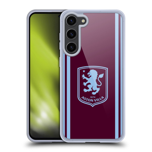 Aston Villa Football Club 2026/27 Crest Kit Home Soft Gel Case for Samsung Galaxy S23+ 5G & MagSafe