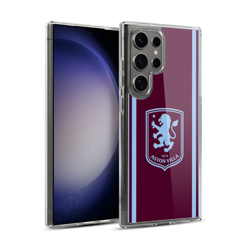 Aston Villa Football Club 2026/27 Crest Kit Home Soft Gel Case for Samsung Galaxy S23 Ultra 5G & MagSafe