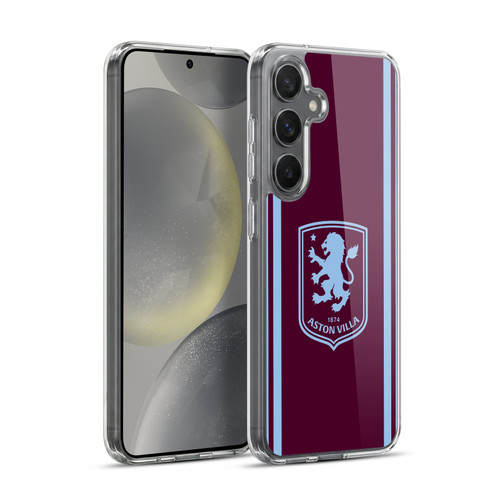 Aston Villa Football Club 2026/27 Crest Kit Home Soft Gel Case for Samsung Galaxy S24+ 5G & MagSafe