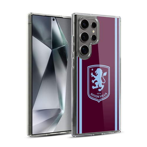 Aston Villa Football Club 2026/27 Crest Kit Home Soft Gel Case for Samsung Galaxy S24 Ultra 5G & MagSafe