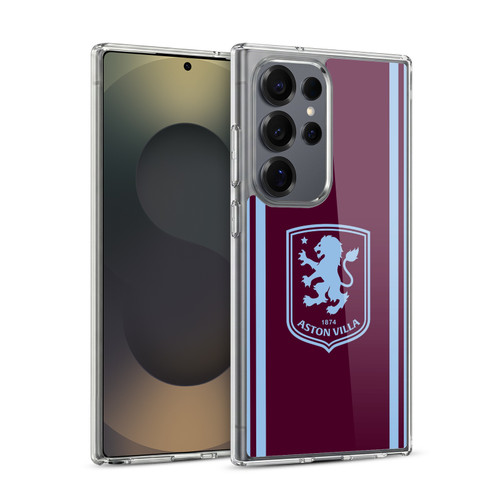 Aston Villa Football Club 2026/27 Crest Kit Home Soft Gel Case for Samsung Galaxy S25 Ultra & MagSafe