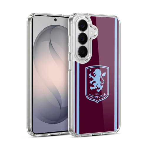 Aston Villa Football Club 2026/27 Crest Kit Home Soft Gel Case for Samsung Galaxy S26 Plus