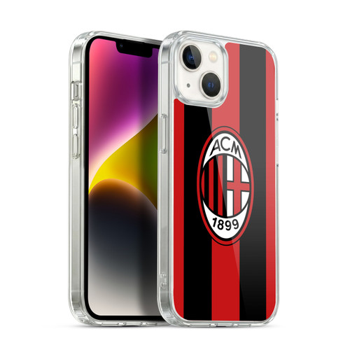 AC Milan 2026/27 Crest Kit Home Soft Gel Case for Apple iPhone 14 Plus & MagSafe