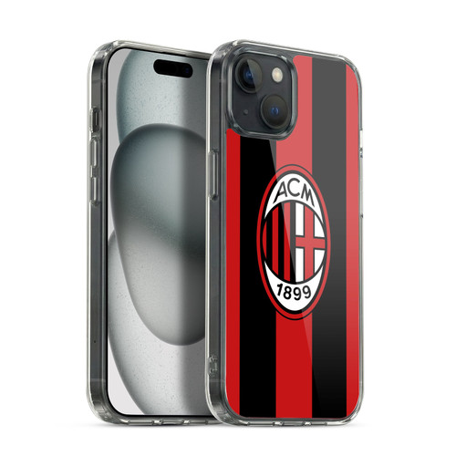 AC Milan 2026/27 Crest Kit Home Soft Gel Case for Apple iPhone 15 Plus & MagSafe