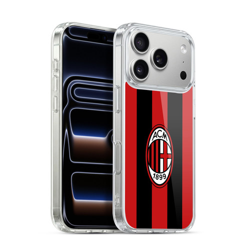 AC Milan 2026/27 Crest Kit Home Soft Gel Case for Apple iPhone 17 Pro