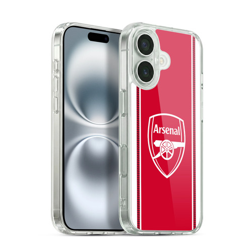 Arsenal FC 2026/27 Kit Home Soft Gel Case for Apple iPhone 16 & MagSafe