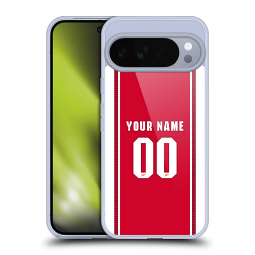 Custom Customised Personalised Arsenal FC 2026/27 Kit Home Soft Gel Case for Google Pixel 10 Pro XL