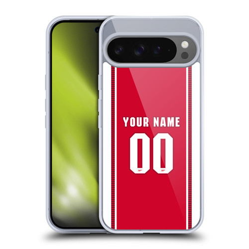 Custom Customised Personalised Arsenal FC 2026/27 Kit Home Soft Gel Case for Google Pixel 9 Pro XL