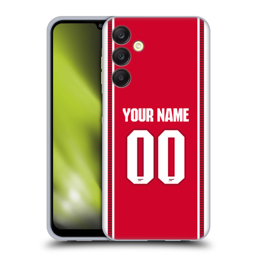 Custom Customised Personalised Arsenal FC 2026/27 Kit Home Soft Gel Case for Samsung Galaxy A25 5G