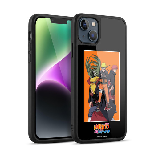 Naruto Shippuden Art Akatsuki Organization Gel Armour Case For Apple iPhone 14 Plus