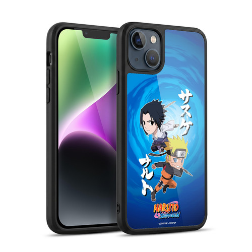 Naruto Shippuden Art Chibi Sasuke Naruto Gel Armour Case For Apple iPhone 14 Plus