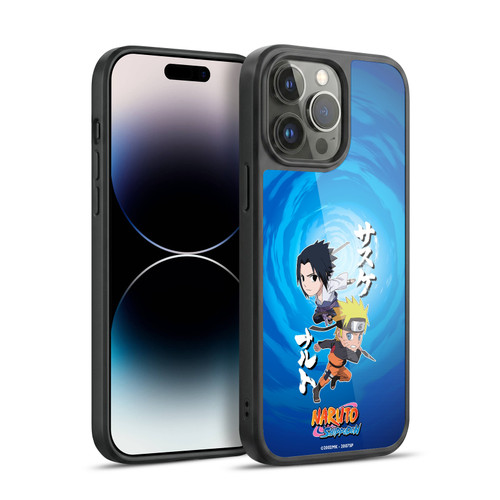 Naruto Shippuden Art Chibi Sasuke Naruto Gel Armour Case For Apple iPhone 14 Pro Max