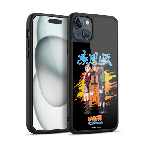 Naruto Shippuden Art Sakura, Naruto, Kakashi Gel Armour Case For Apple iPhone 15 Plus