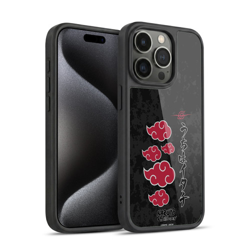 Naruto Shippuden Art Akatsuki Logotype Gel Armour Case For Apple iPhone 15 Pro