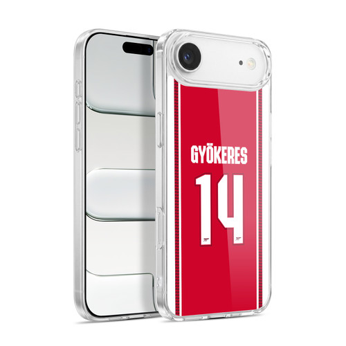 Arsenal FC 2026/27 Players Home Kit 1st Group Viktor Gyökeres Soft Gel Case for Apple iPhone 17 Air