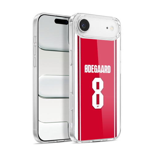Arsenal FC 2026/27 Players Home Kit 1st Group Martin Ødegaard Soft Gel Case for Apple iPhone 17 Air