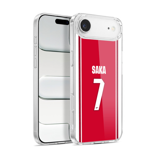 Arsenal FC 2026/27 Players Home Kit 1st Group Bukayo Saka Soft Gel Case for Apple iPhone 17 Air