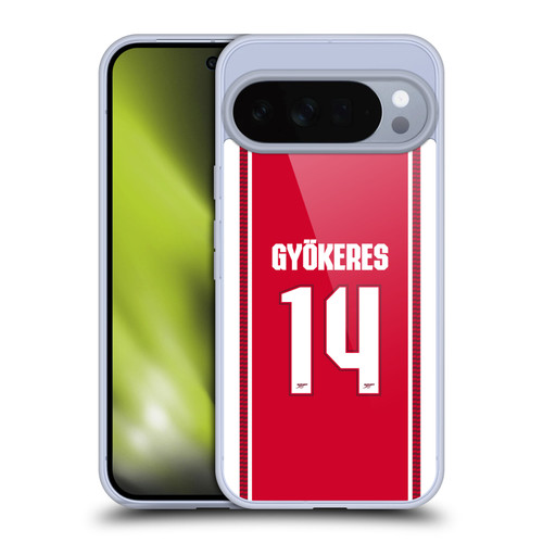 Arsenal FC 2026/27 Players Home Kit 1st Group Viktor Gyökeres Soft Gel Case for Google Pixel 10 Pro XL