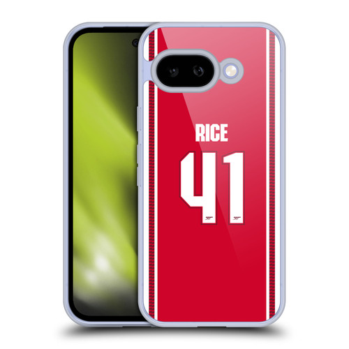 Arsenal FC 2026/27 Players Home Kit 1st Group Declan Rice Soft Gel Case for Google Pixel 9A