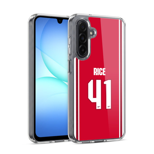 Arsenal FC 2026/27 Players Home Kit 1st Group Declan Rice Soft Gel Case for Samsung Galaxy A17 4G / 5G