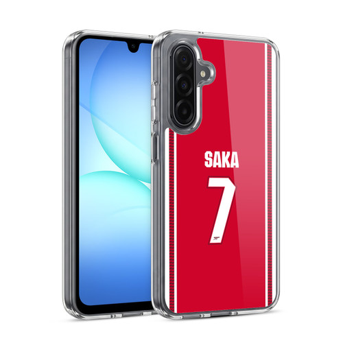 Arsenal FC 2026/27 Players Home Kit 1st Group Bukayo Saka Soft Gel Case for Samsung Galaxy A17 4G / 5G