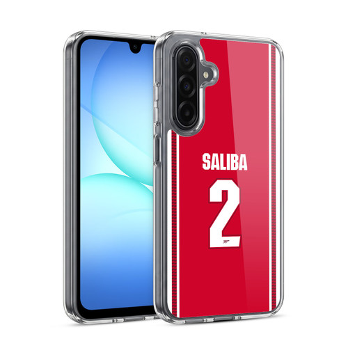 Arsenal FC 2026/27 Players Home Kit 1st Group William Saliba Soft Gel Case for Samsung Galaxy A17 4G / 5G