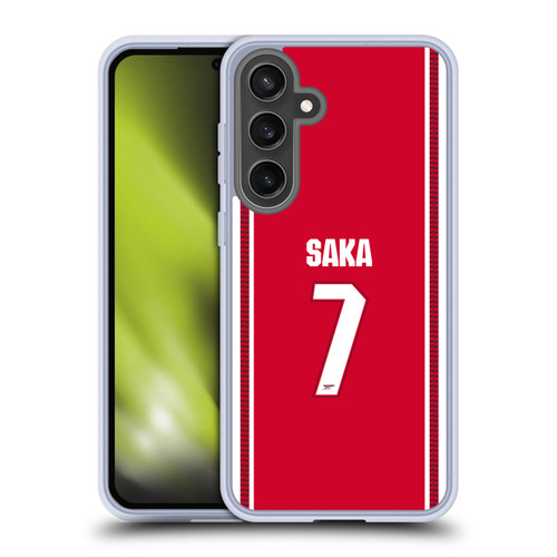Arsenal FC 2026/27 Players Home Kit 1st Group Bukayo Saka Soft Gel Case for Samsung Galaxy S24 FE & MagSafe