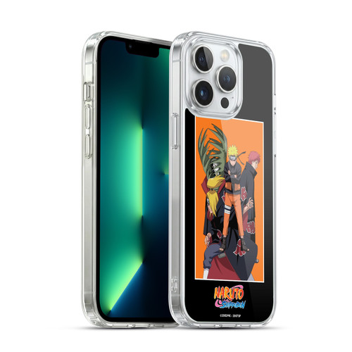 Naruto Shippuden Art Akatsuki Organization Soft Gel Case for Apple iPhone 13 Pro Max & MagSafe