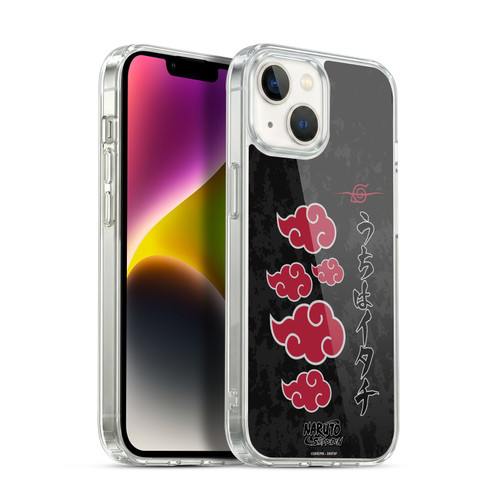 Naruto Shippuden Art Akatsuki Logotype Soft Gel Case for Apple iPhone 14