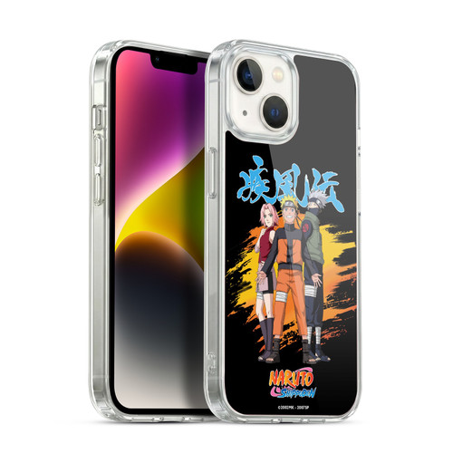 Naruto Shippuden Art Sakura, Naruto, Kakashi Soft Gel Case for Apple iPhone 14