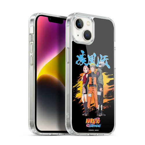 Naruto Shippuden Art Sakura, Naruto, Kakashi Soft Gel Case for Apple iPhone 14 Plus & MagSafe