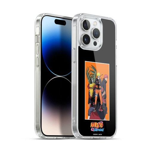 Naruto Shippuden Art Akatsuki Organization Soft Gel Case for Apple iPhone 14 Pro Max & MagSafe
