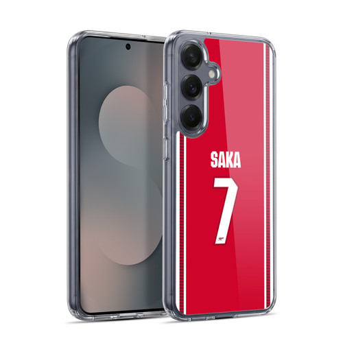 Arsenal FC 2026/27 Players Home Kit 1st Group Bukayo Saka Soft Gel Case for Samsung Galaxy S25+ & MagSafe