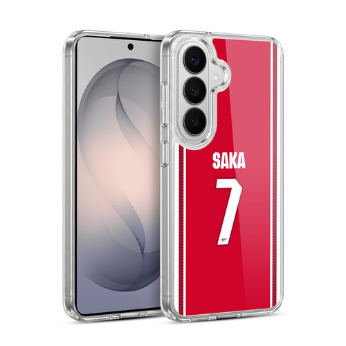 Arsenal FC 2026/27 Players Home Kit 1st Group Bukayo Saka Soft Gel Case for Samsung Galaxy S26