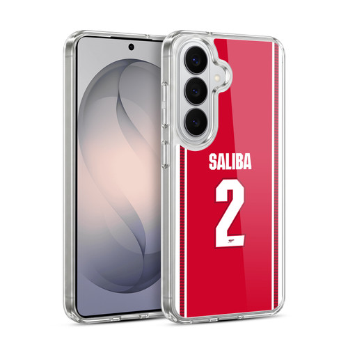 Arsenal FC 2026/27 Players Home Kit 1st Group William Saliba Soft Gel Case for Samsung Galaxy S26