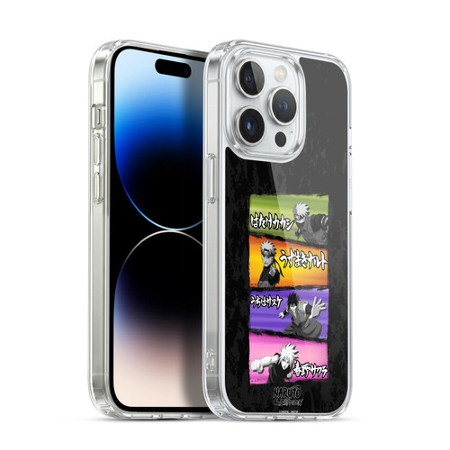 Naruto Shippuden Art Kakashi Naruto Sasuke Sakura Soft Gel Case for Apple iPhone 14 Pro & MagSafe
