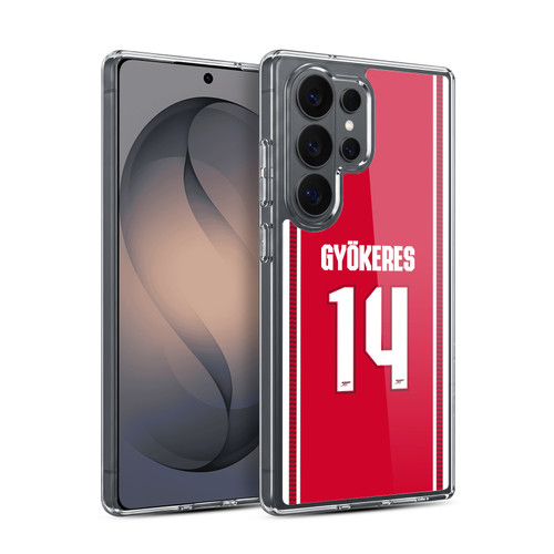 Arsenal FC 2026/27 Players Home Kit 1st Group Viktor Gyökeres Soft Gel Case for Samsung Galaxy S26 Ultra