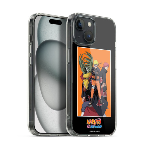 Naruto Shippuden Art Akatsuki Organization Soft Gel Case for Apple iPhone 15 & MagSafe