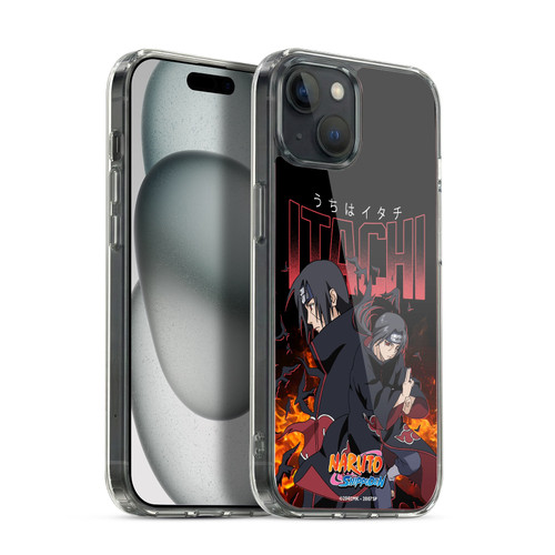 Naruto Shippuden Art Itachi Uchiha Soft Gel Case for Apple iPhone 15 Plus & MagSafe