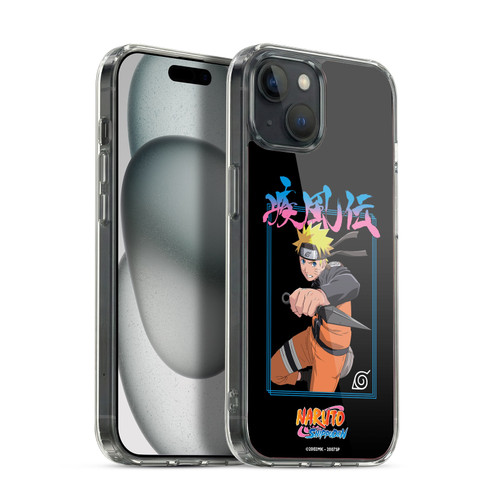Naruto Shippuden Art Portrait Soft Gel Case for Apple iPhone 15 Plus & MagSafe