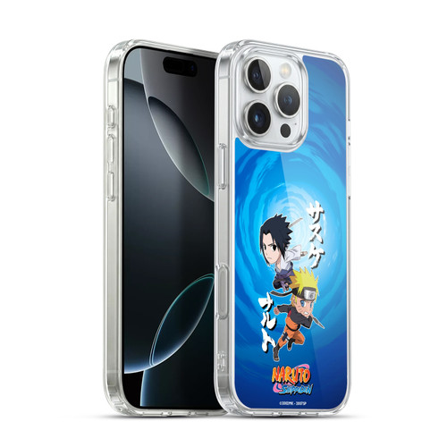 Naruto Shippuden Art Chibi Sasuke Naruto Soft Gel Case for Apple iPhone 16 Pro Max & MagSafe